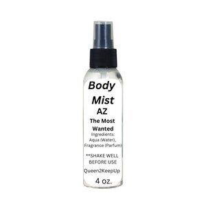 AZ The Most Wanted (Men) Body Fragrance Mist Spray Bottle Aroma Similar 4 oz